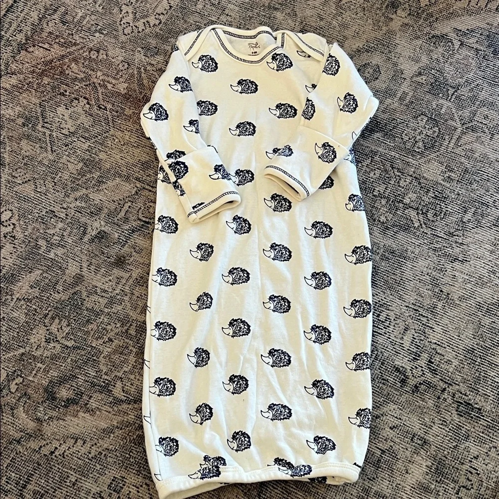 Cozy White‎ and Navy Kids Sleep Sack